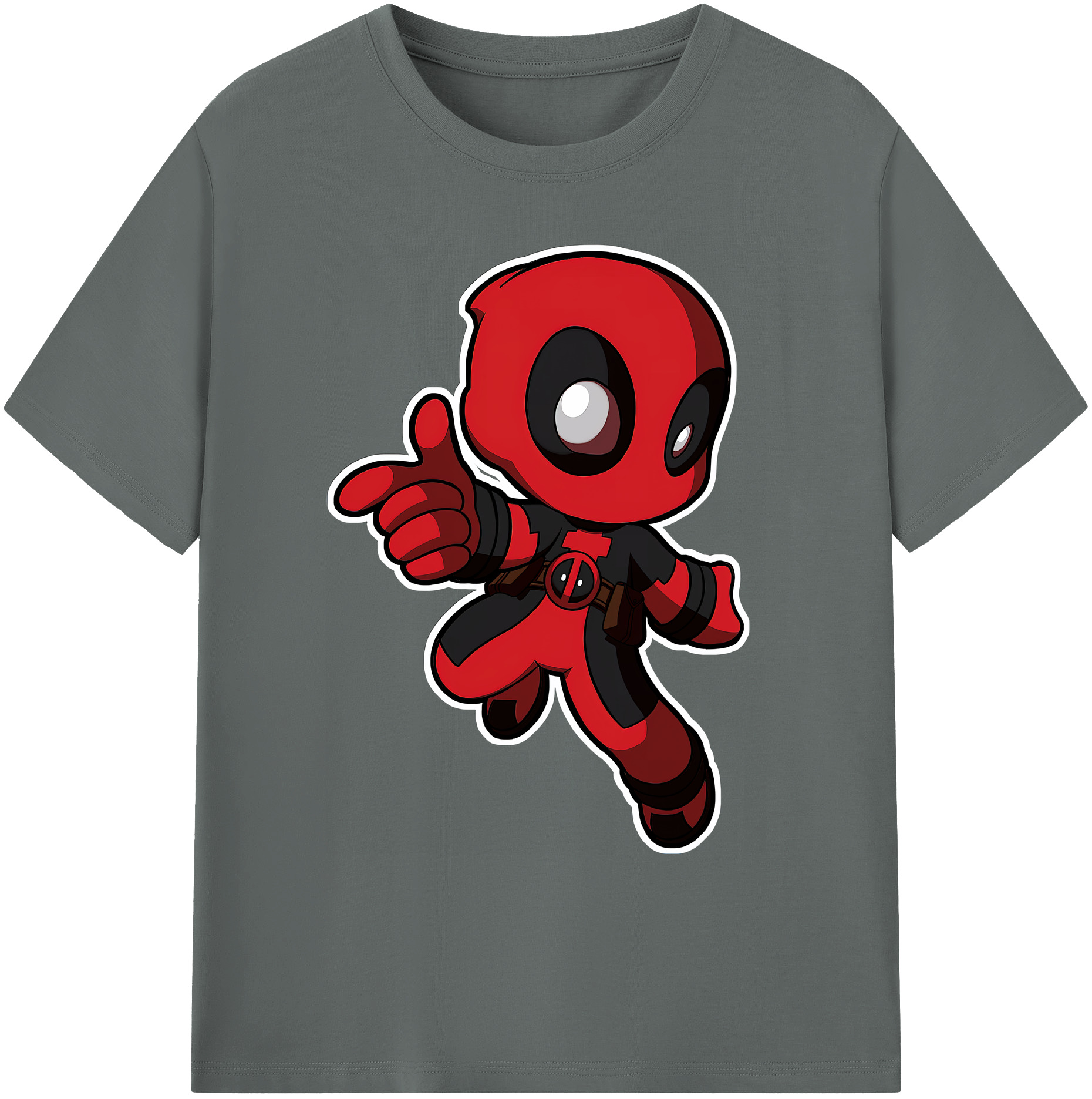 （画像用） Deadpool デッドプール 綿100％ メンズ半袖Tシャツ｜肌触りやわらか＆通気性